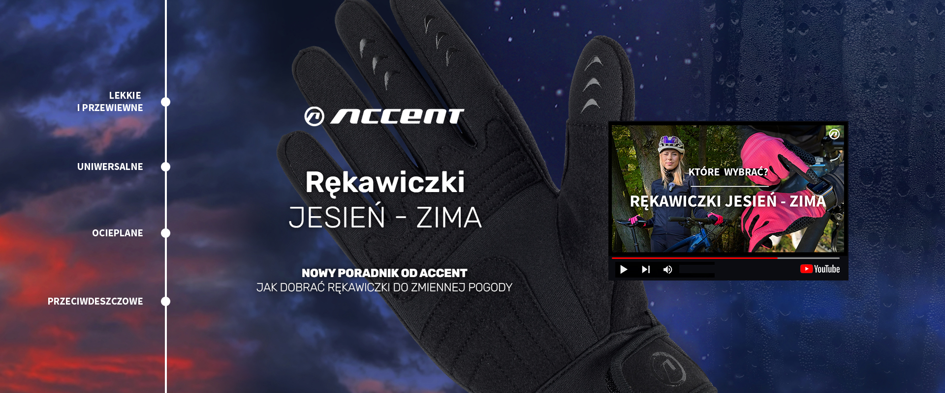 Accent Bikes zimowe rękawiczki - poradnik