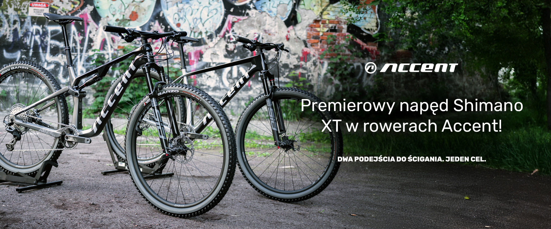 Premiera Shimano XT w wyścigowych modelach Accent Razzcal Carbon i Peak Carbon Boost